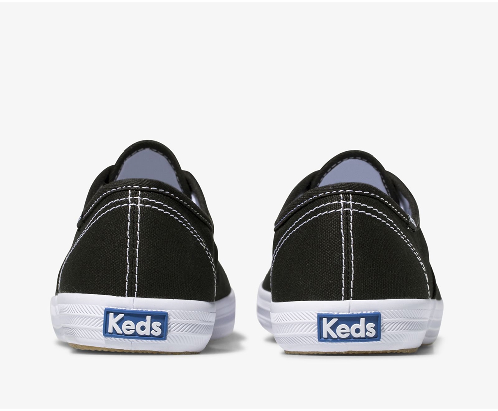 Tenis Keds Mujer Negros - Champion Originals - 0763-JQDKR